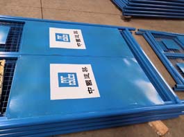 施工电梯防护门工程案例